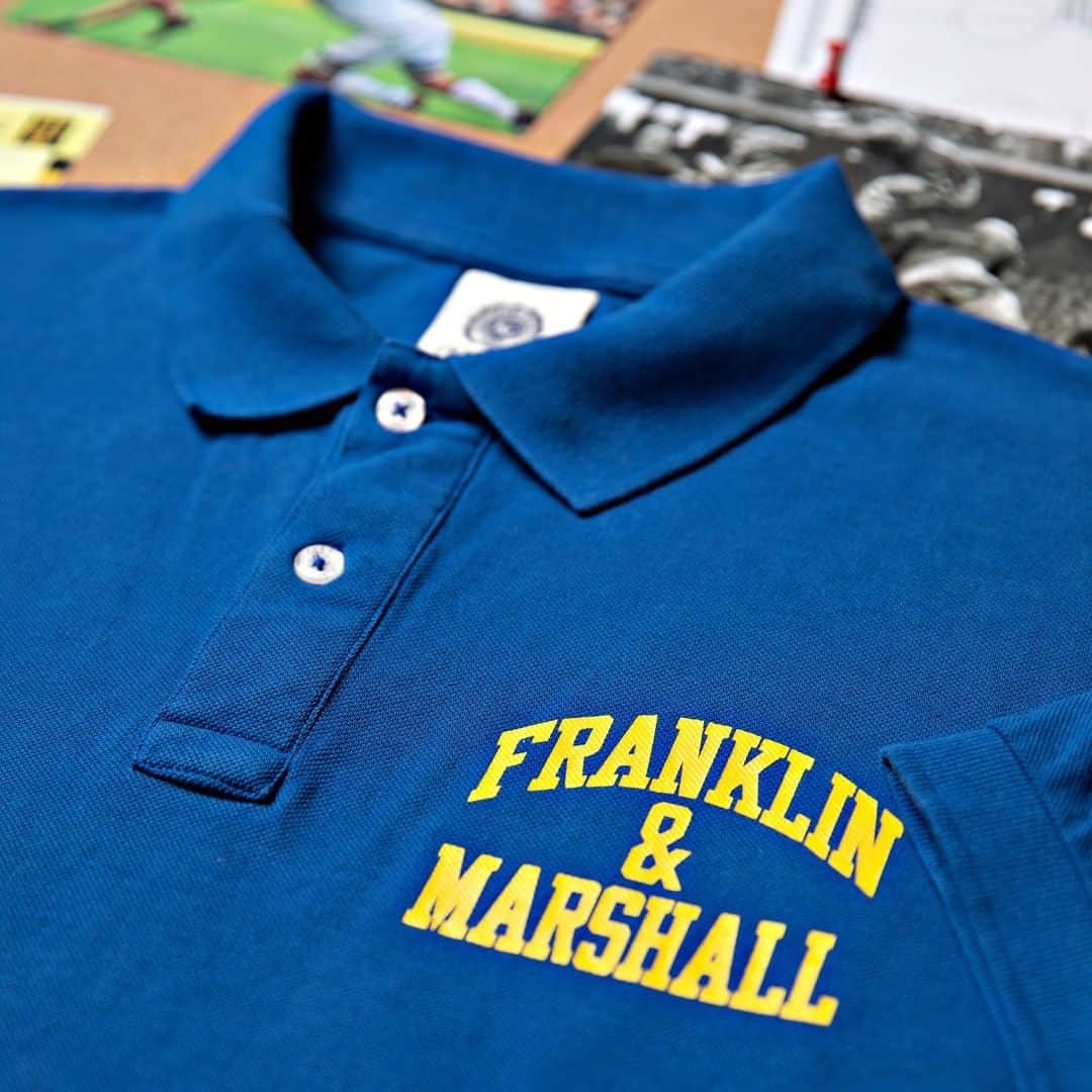 フランクリン&マーシャルのインスタグラム：「FRANKLIN & MARSHALL | SS2020 COLLECTION  Sticked to heritage iconic pieces  #franklinandmarshall #newcollection #ss20 #polo」