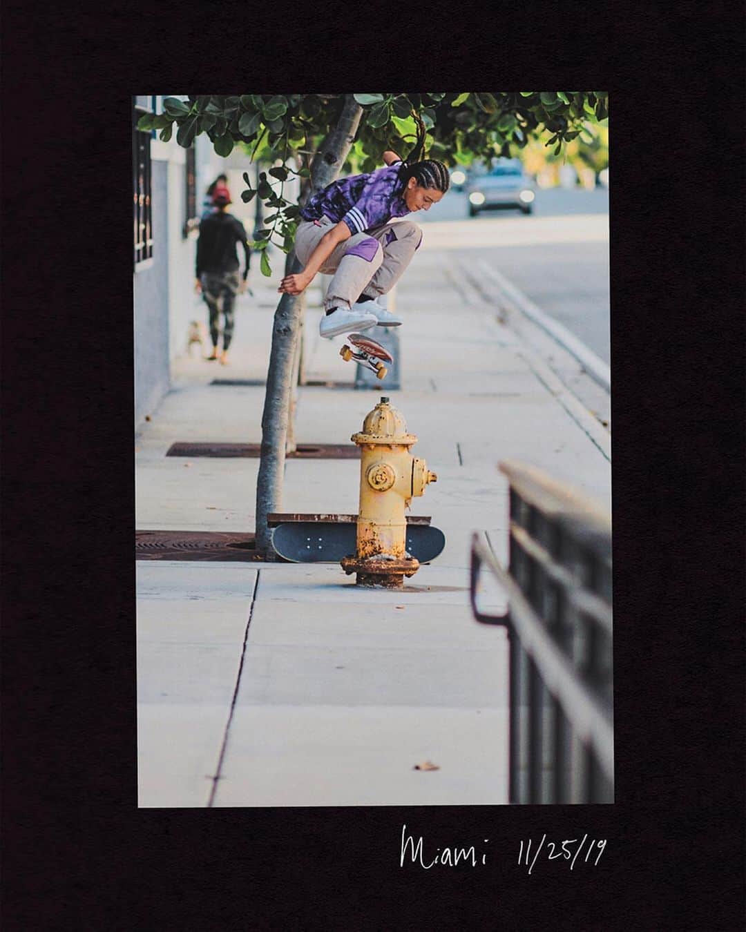 adidas Skateboardingのインスタグラム：「/// Mariah Duran cruising a kickflip in Miami. Stay tuned for the full edit featuring Jenn & Mariah, dropping tomorrow May 15th. • #adidasSkateboarding 📸 @zandertaketomo」