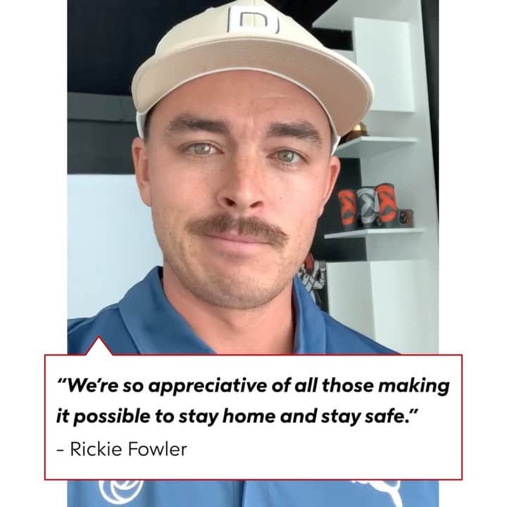 リッキー・ファウラーのインスタグラム：「Doing the right things with the right people #EveryoneKnowsAHero @rocketmortgage」