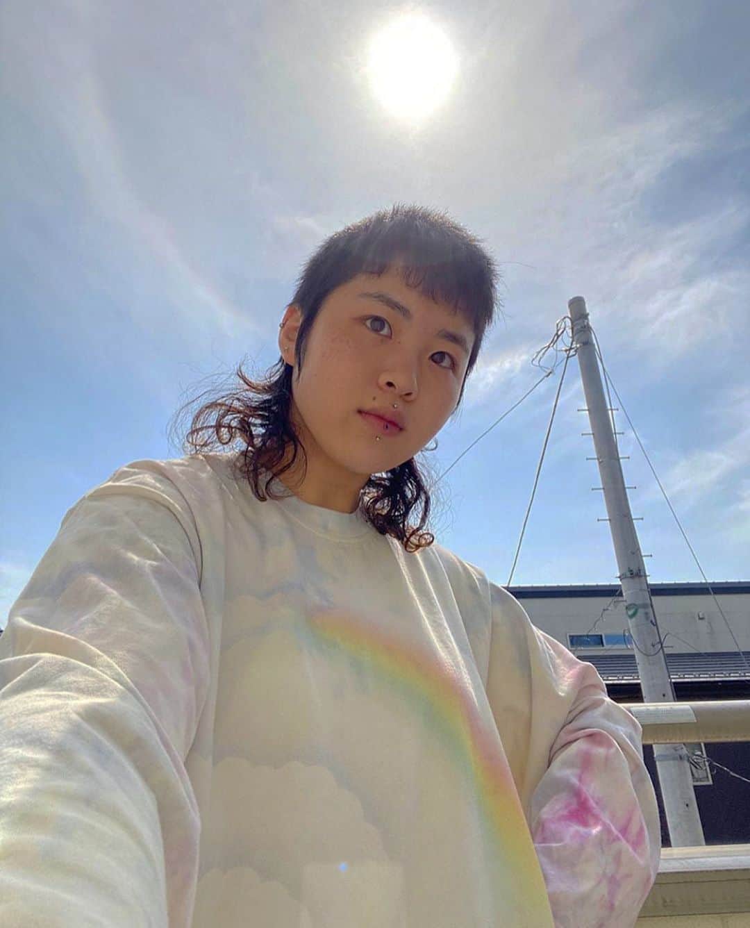のインスタグラム：「⋆ яainbow tiedye ☆ ʟong sʟeeve ┈┈⋆」