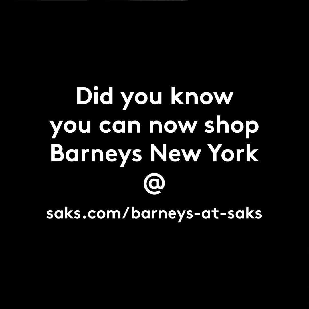 barneysnyofficialさんのインスタグラム写真 - (barneysnyofficialInstagram)「While we’re social distancing, we want to help you stay connected to great style and the brands that inspire us. Follow along as we share a bit of our history, plus a look at our future. If you’re seeking something chic to brighten your day or elevate your at-home look, you can find Barneys at saks.com/barneys-at-saks through the link in our bio.」5月15日 6時10分 - barneysny