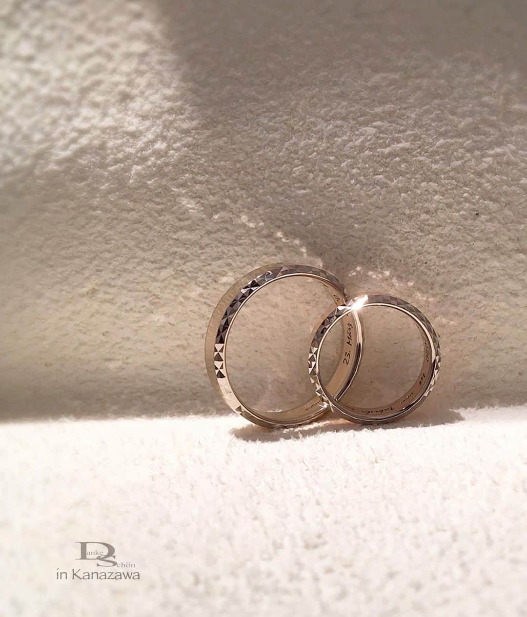 Danke schön ダンケ 金沢 結婚指輪 鍛造のインスタグラム