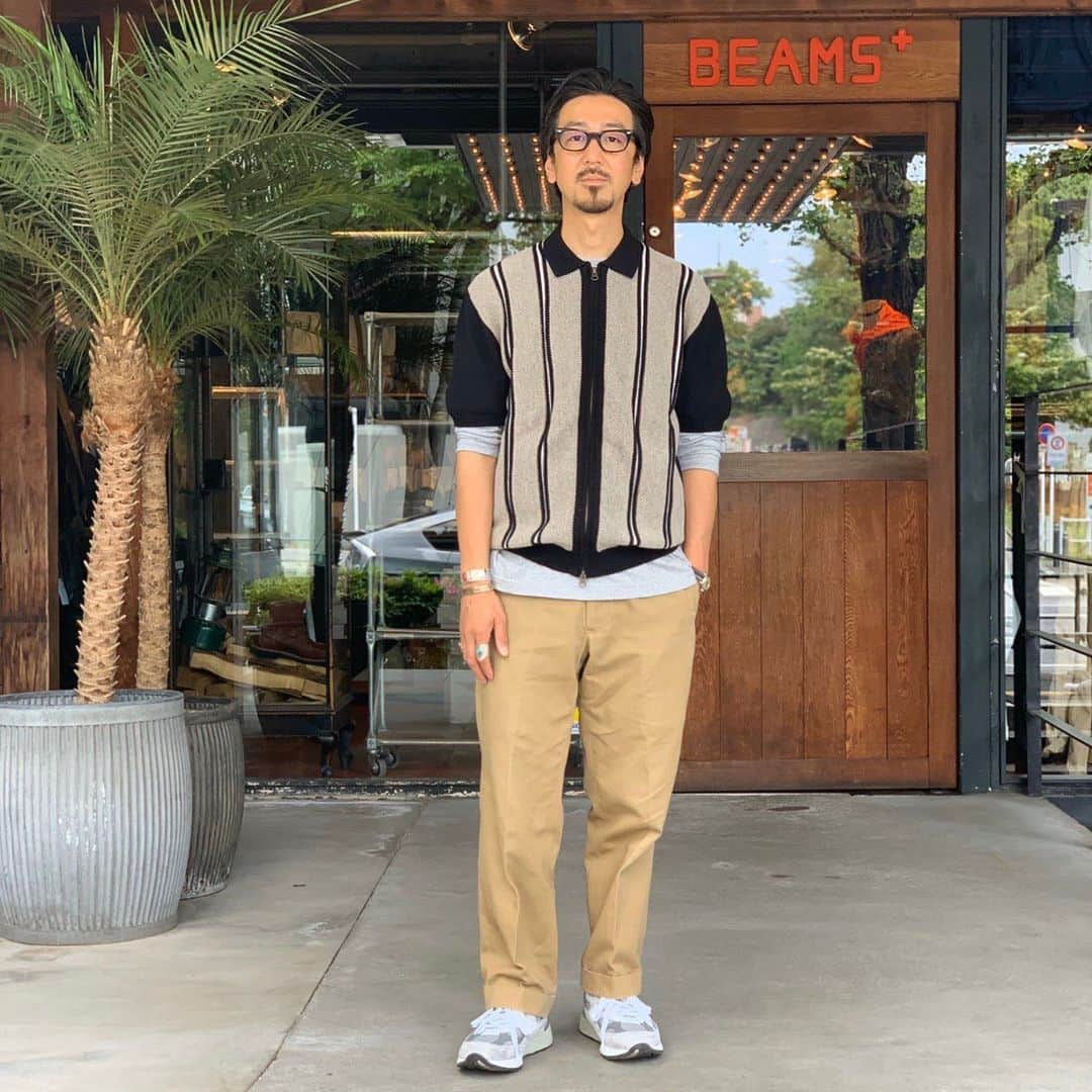 BEAMS+さんのインスタグラム写真 - (BEAMS+Instagram)「BEAMS PLUS STYLE  #beams #beamsplus #beamsplusharajuku #harajuku #tokyo #japan #stripe #billskhakis #newbalance #mensfashion #menstyle #menswear」5月15日 10時33分 - beams_plus_harajuku