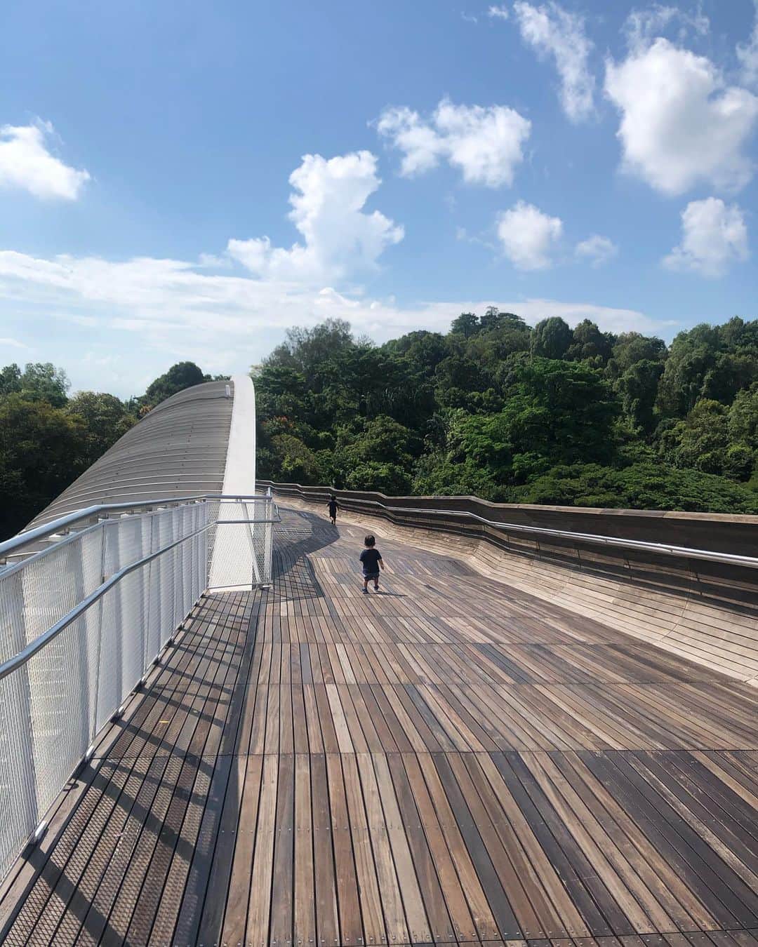 橋本麻里衣さんのインスタグラム写真 - (橋本麻里衣Instagram)「Henderson wave bridge..☺︎ ＊ ＊ 写真はサーキットブレーカー前のヘンダーソンウェーブブリッジ。ウッドデッキに吹く風が心地くよくてお散歩に◎。 ＊ ブリッジまでに階段があるのでベビーカーでは行きにくいのが難点ですが、シンガポールで最も高い位置にある歩道橋みたい。シンガポールのお気に入りスポットのひとつです☺︎ ＊ 以前ご紹介したオンラインヨガ@soelu_official では現在もキャンペーン実施中!！ ぜひおうち時間に、わたしの招待コード「20mari04」を入れて無料体験してみてください❤︎ キャンペーンコード→ 20mari04 #SOELU#SOELUな暮らし#ソエル#ていねいな暮らし#オンラインヨガ#おうちヨガ ＊ #singaporelife#sglocallife#lifeinsingapore#igsg#sgig#シンガポールライフ#シンガポール生活#シンガポール在住#シンガポール子育て#シンガポールおすすめ#お気に入りスポット#男の子のママ#生後16ヶ月#4歳#空中散歩#ヨガ#ヨガウエア#ボトムス：#eka @ekalosangelesjapan (CC040135) #二児ママ#海外生活 ☺︎」5月15日 12時34分 - mariihashimoto