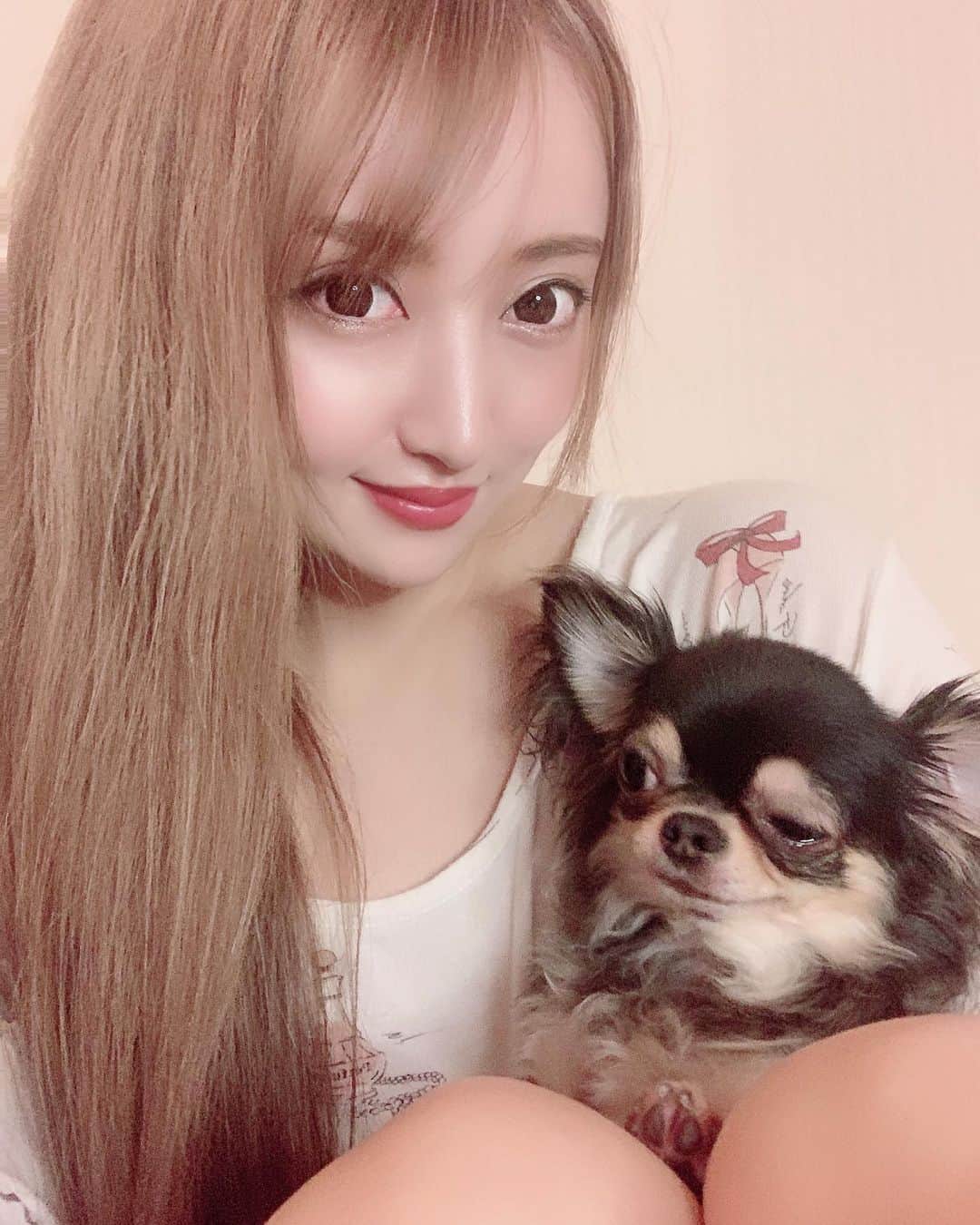 あさくらのぞみさんのインスタグラム写真 - (あさくらのぞみInstagram)「gm🐥 しじさん🐶の顔🤣♥️」5月15日 13時03分 - a_nozomi2