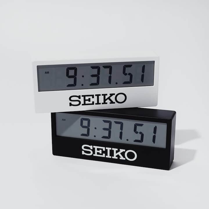 BEAMS ZAKKAさんのインスタグラム写真 - (BEAMS ZAKKAInstagram)「SEIKO “SPORTS TIMER CLOCK” . 世界中のアスリートの正確なタイムを計測してきたSEIKOのスポーツタイマーをモチーフにしたBEAMSエクスクルーシブモデルのクロック！ モノトーンのシンプルなカラーリングは、インテリアのテイストを選ばずしっくり馴染みます！また、掛け時計としても使用可能です。 . https://www.beams.co.jp/item/bprbeams/watch/33210100133/ . @beams_official #beams #seiko #seikoclock  #ビームス #セイコー #KeepFashionAlive」5月15日 16時02分 - bpr_beams