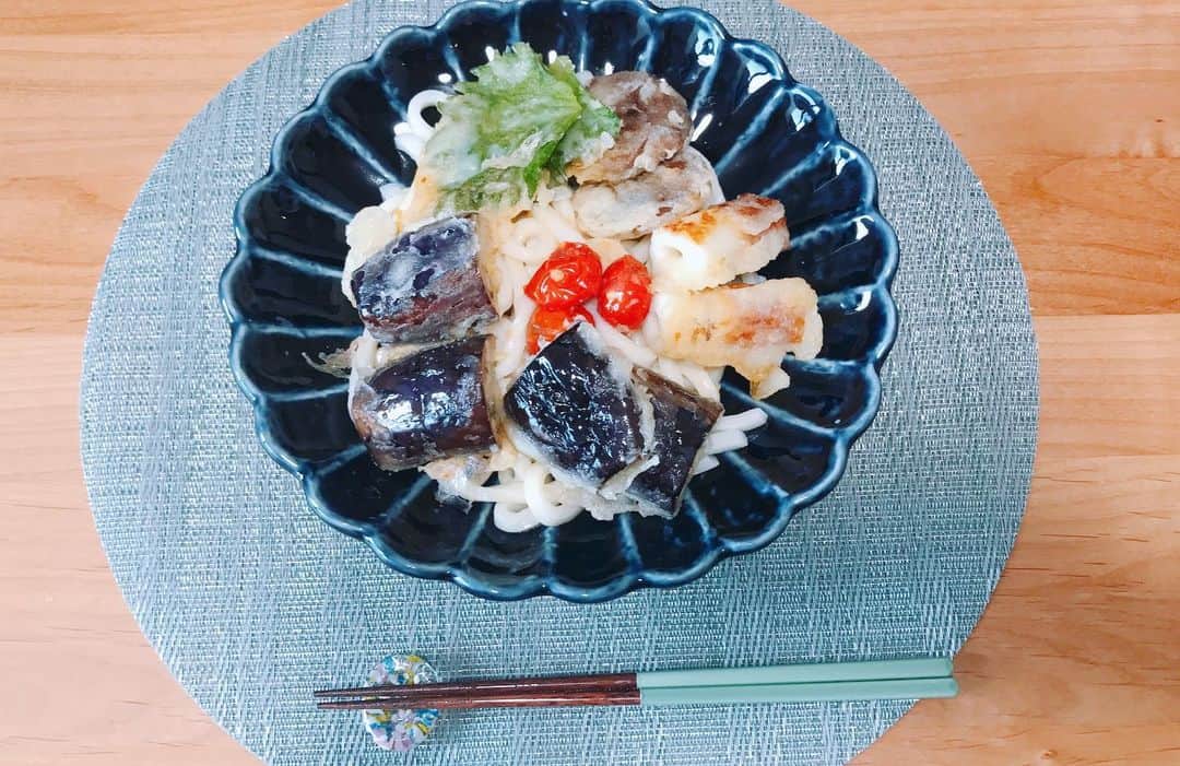 のインスタグラム：「#ひと足お先の夏うどん」