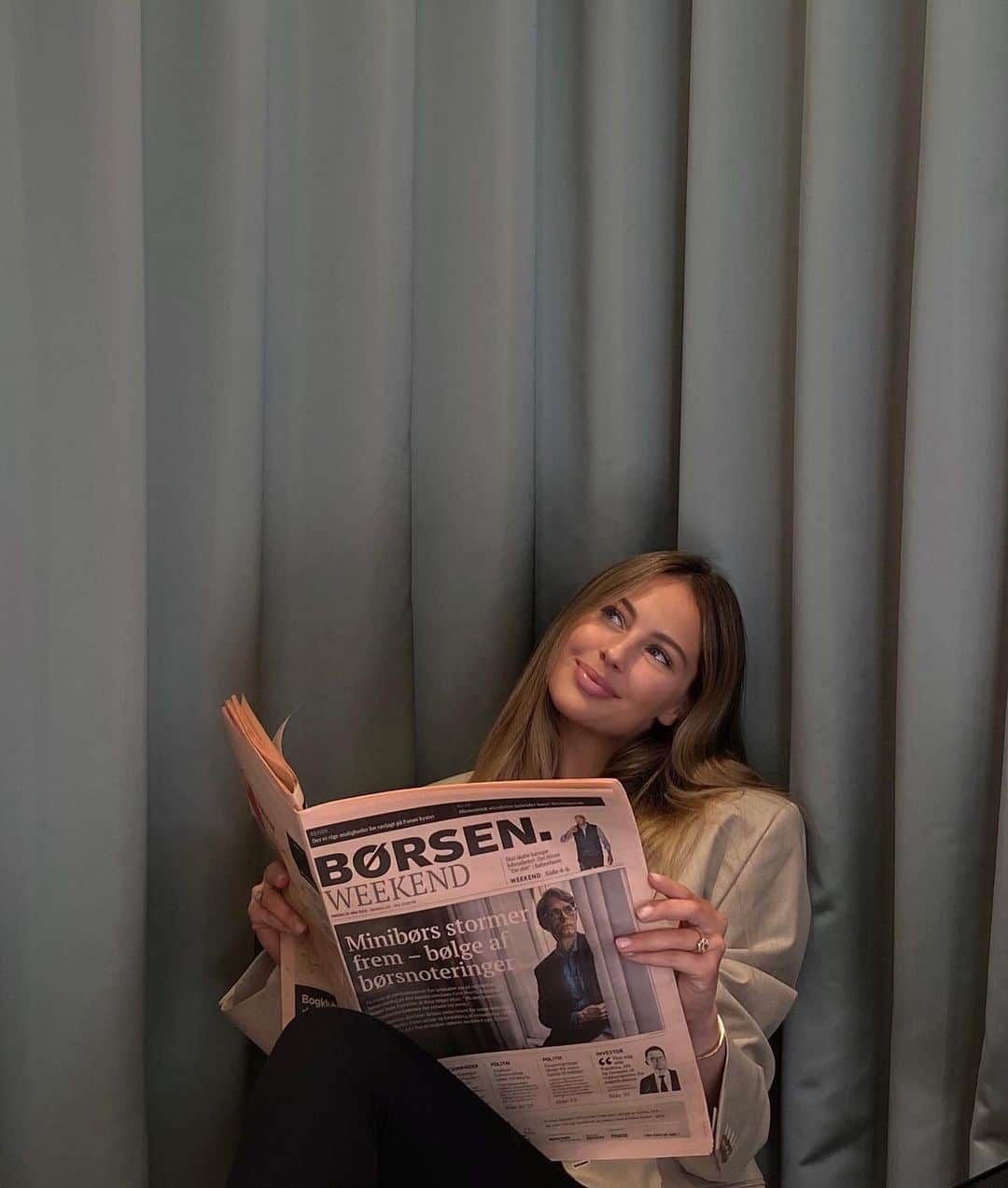 Mathilde Goehlerのインスタグラム：「My first (small) interview with Børsen is out today 🍈」