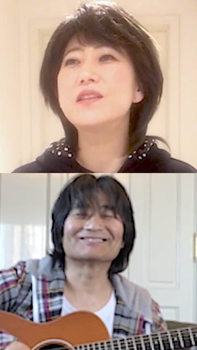 のインスタグラム：「皆様如何お過ごしですか？ 千重子の「キーポンシャイニング歌謡祭」が残念ながら延期・中止となってしまいましたので、今夜はご自宅リモートコンサートの第二弾をお届けしたいと思います🎤🎧🎸 #スターダストレビュー #根本要 #水谷千重子 #リモートコンサート #キーポンシャイニング歌謡祭 #追憶」