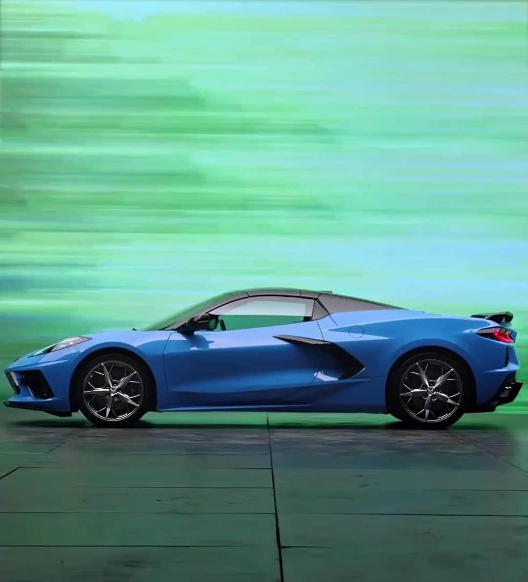 Corvetteのインスタグラム：「You’ve never seen the mid-engine #Corvette like this before. Head to our Story and explore every detail. #Stingray #Vette #C8」