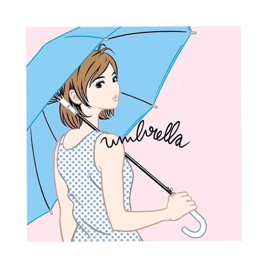 Saoriさんのインスタグラム写真 - (SaoriInstagram)「Umbrella / dropout  @eguchiworks さんに描いていただきました。 曲を聴きながらこのジャケットを見ると、なかなか…味わい深い気持ちになります。」5月16日 0時09分 - saori_fujisaki
