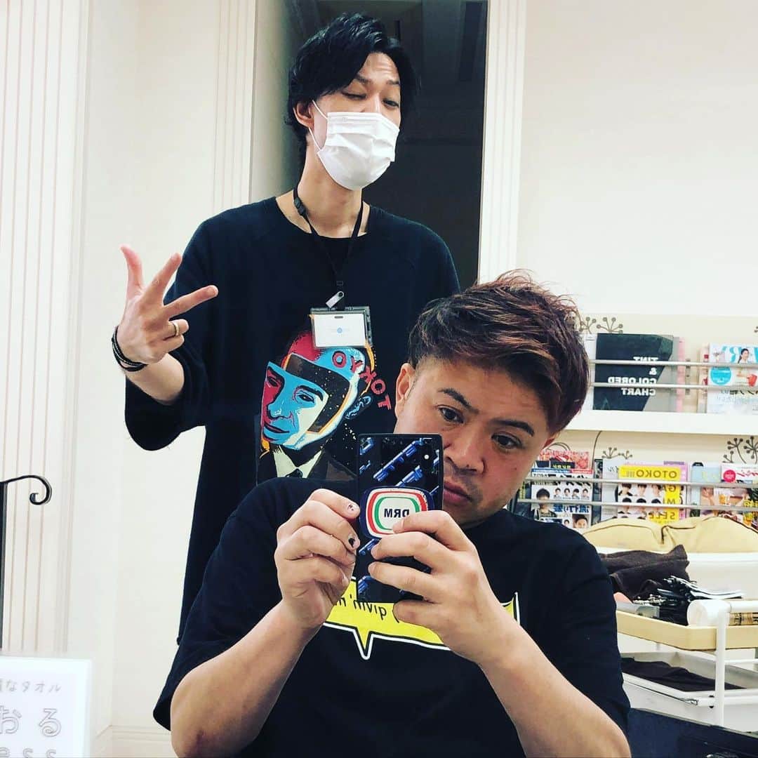 のインスタグラム：「戸塚のaddでタイチ（カリスマ店長）に久々整えてもらいました🙏」