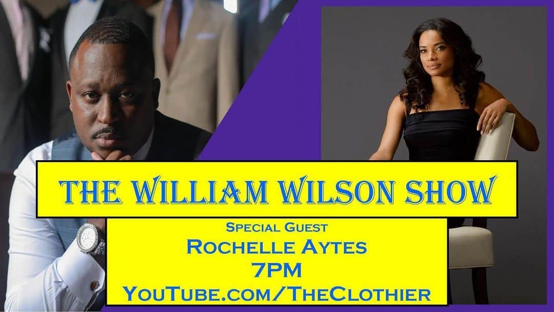 ロッチェル・エイツのインスタグラム：「I’ll be interviewed by @theclothier on this podcast tonight! Check it out if you’re free. 4pm pst/ 7pm est. YouTube.com/TheClothier」