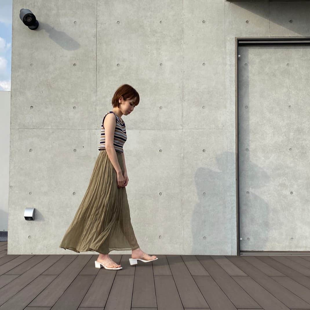 w closetさんのインスタグラム写真 - (w closetInstagram)「≪pre order≫ シフォン楊柳ワッシャーロングスカート ¥4900+tax . . . #wcloset #ダブルクローゼット #wears #2020ss #earlysummer」5月16日 12時03分 - wclosetwearsinc