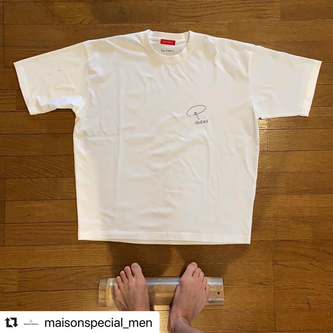 KEN KAGAMIさんのインスタグラム写真 - (KEN KAGAMIInstagram)「#Repost @maisonspecial_men with @make_repost ・・・ . 先行予約受付中！ MAISON SPECIAL×ken kagami "anti-logo オーバーサイズビッグTシャツ" (Product number: 11201411230) ※こちらの商品は6月中旬のお届け予定です。 . . . #maisonspecial #maisonspecialmen」5月16日 15時45分 - kenkagami