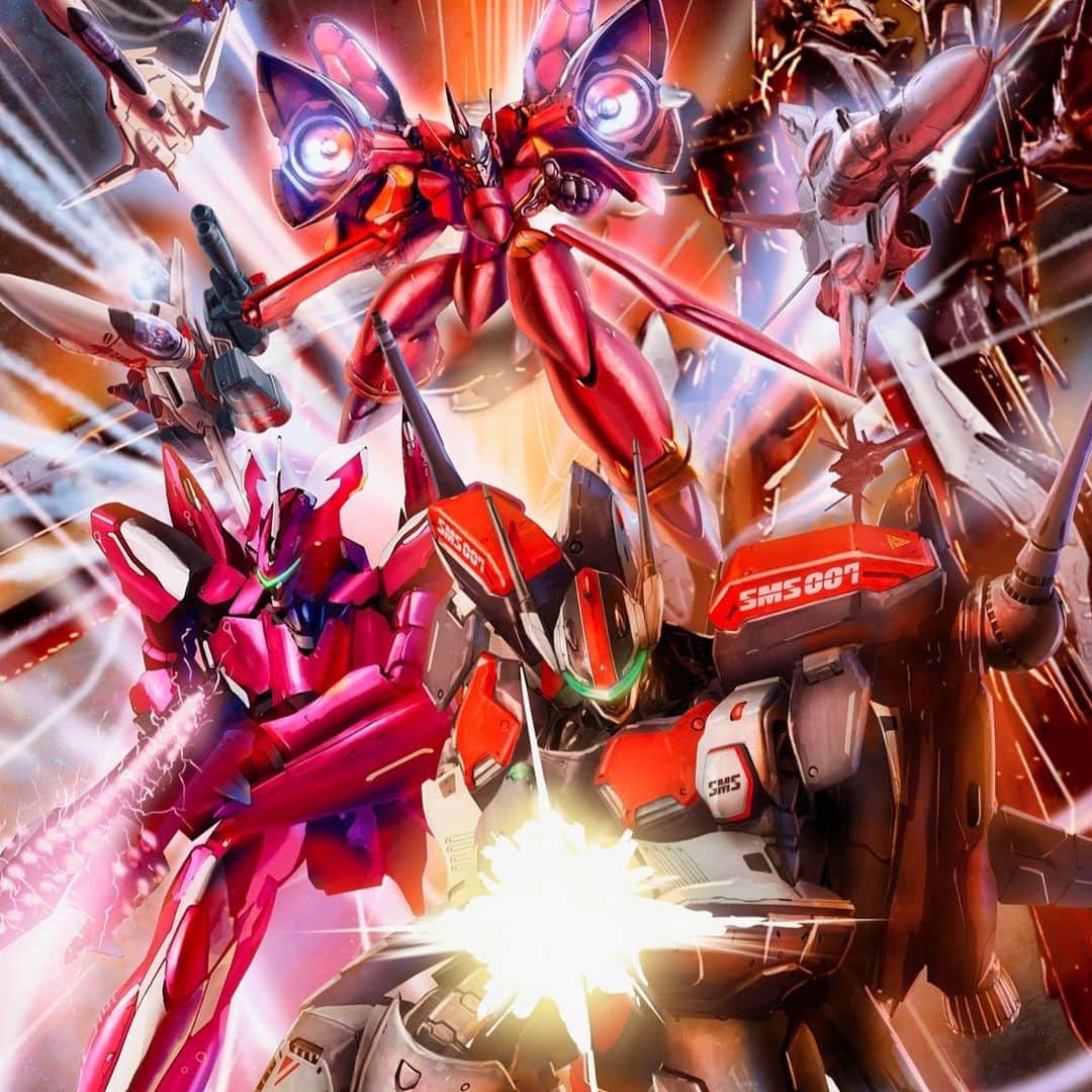 のインスタグラム：「My works #hidetakatenjin #scifi #fantastic #imageboard #天神英貴  #art #tokyo #マクロス #mecha #bicwest #design #macross #hasegawa」