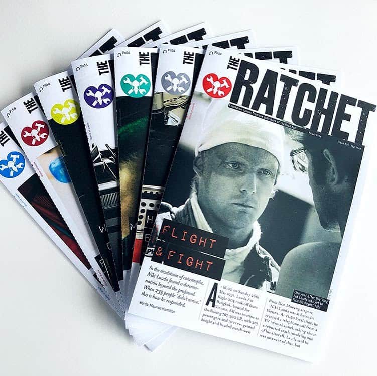 Coldplayのインスタグラム：「Hi everyone. Issue seven of The Ratchet, the FREE weekly lockdown PDF from @roadratmagazine (the car magazine I’m Creative Director for) is out now, featuring an exclusive excerpt from writer Maurice Hamilton’s new biography of Niki Lauda. Get it from theroadrat.com. GB (@guyberryman)」
