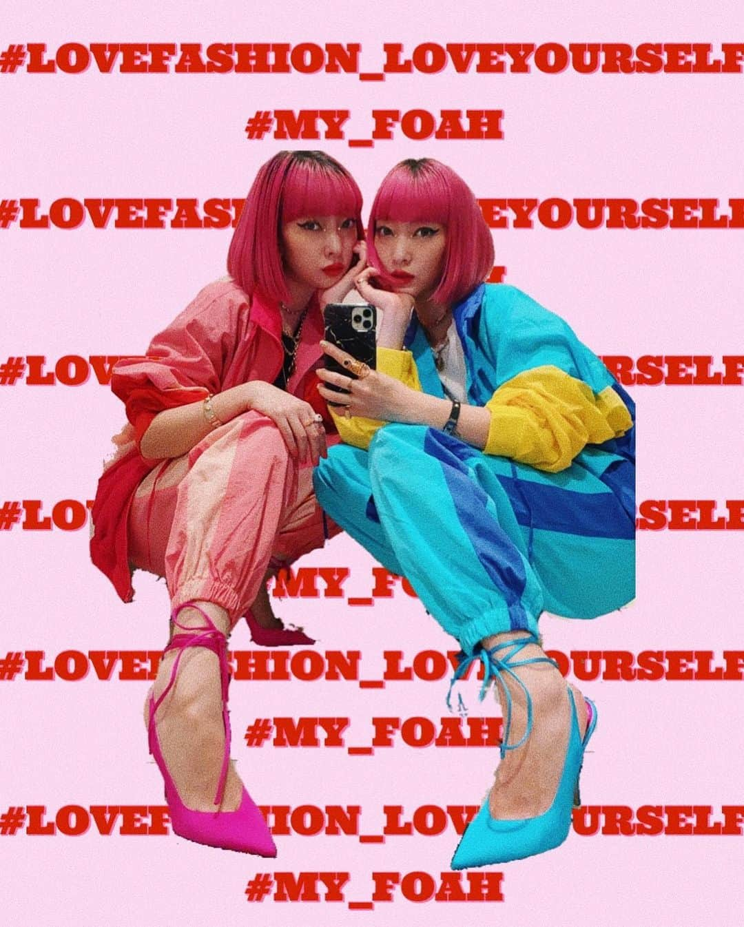 AMIさんのインスタグラム写真 - (AMIInstagram)「#LOVEFASHION_LOVEYOURSELF #MY_FOAH タグ使ってくれてるみんなありがとう💖 ジャージコーデ🦋🌈 #amiayastyle」5月16日 23時10分 - amixxamiaya