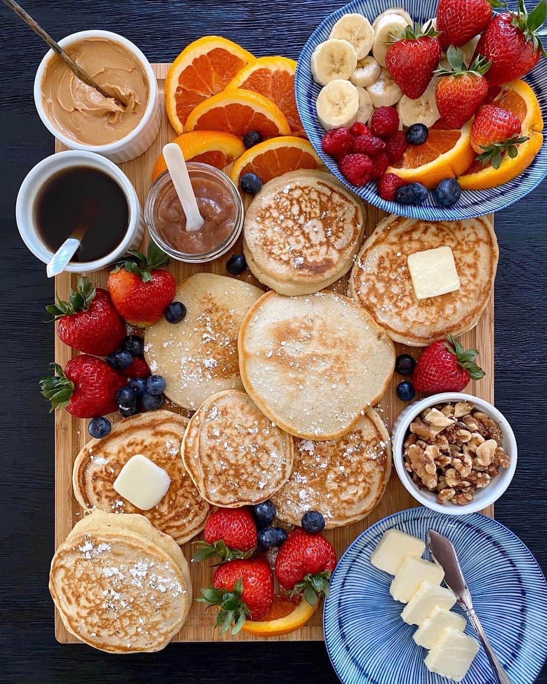 Whole Foods Marketさんのインスタグラム写真 - (Whole Foods MarketInstagram)「It’s like a charcuterie board, but for pancakes. We prefer 🥞 and fruit, but the best part about a #brunch board is that you can mix and match faves: waffles, bagels, eggs, bacon. Have you tried making a #brunchboard?」5月17日 0時07分 - wholefoods
