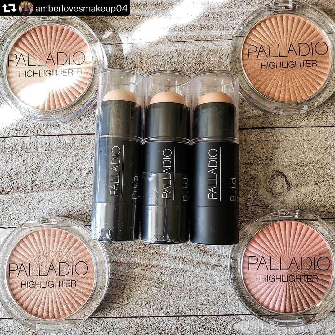 Palladio Beautyさんのインスタグラム写真 - (Palladio BeautyInstagram)「#repost @amberlovesmakeup04 🥰 ・・・ @palladiobeauty just came out with new highlighters and new foundation sticks! All of their new products are vegan, cruelty free, and gluten free! They are each only 10 dollars! Such a great deal! The foundation is so beautiful! It can be built from light coverage to a solid medium coverage, it blends super easily I used a brush, and it looks flawless on the skin! It also has hylauronic acid in it! They have a small but broad shade range!  The highlights are also gorgeous on the skin and can be used a little for a subtle glow or more for a more Intense one! They are infused with aloe, ginseng, and chamomile! The shades are sunset (which is my favorite) soulmate, sunlight, and eternal! Have you ever tried anything from @palladiobeauty everything I have tried from them I have absolutely loved and I cant get over how affordable their products are for such good quality!  #veganbeauty #crueltyfreebeauty #affordablemakeup」5月17日 1時29分 - palladiobeauty