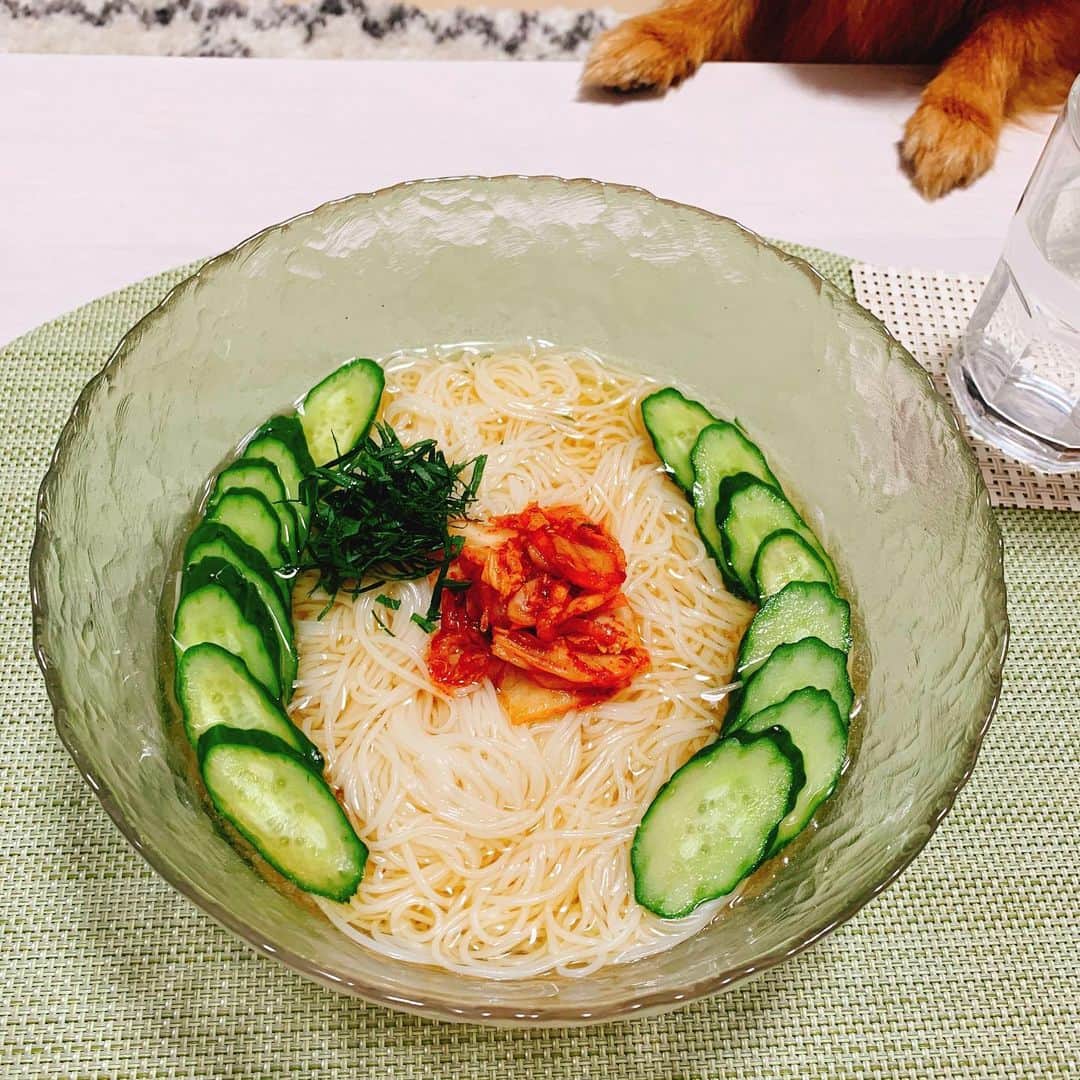 のインスタグラム：「ご飯  #ごはん #ごはん記録 #ご飯  #ご飯日記 #そうめん #自炊 #自炊記録」