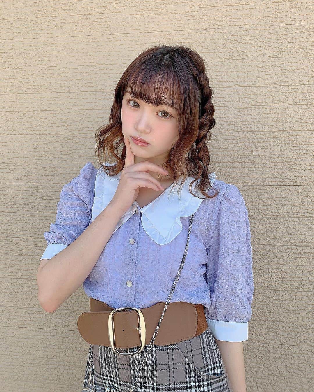 平野夢来（ゆぴぴ）のインスタグラム：「#ぴぴスタイル ・ ・ 🍇」