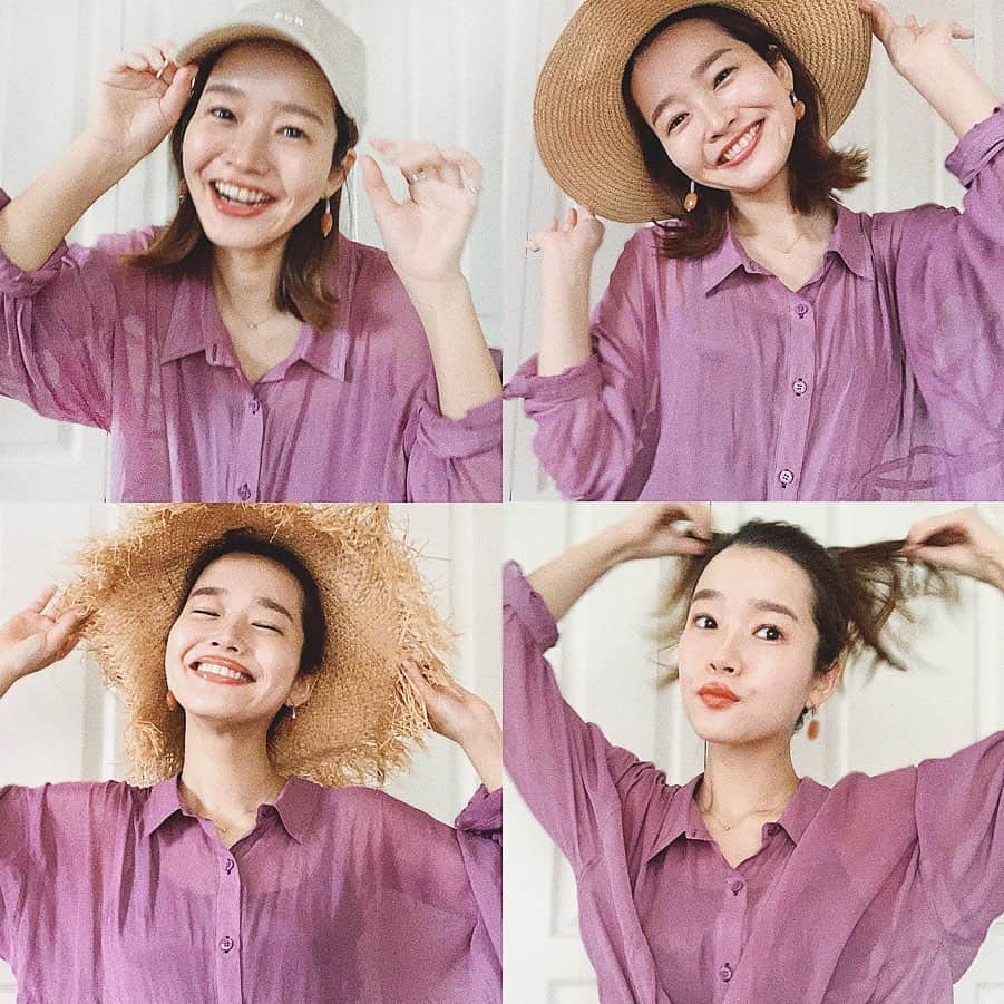 猪鼻ちひろのインスタグラム：「📺👒﻿💟 Onward × 日本赤十字社のTVCM に出演させて頂きました☺️﻿ (3枚目の30秒バージョンが一番流れているみたい、60秒バージョンとどちらも一瞬出ています！)﻿ ﻿ 見つけたら教えてくださいってブログで言おうと思ったら﻿ 初日から物凄くたくさんのメッセージ頂いて﻿ TVCMの影響にびっくりしています！﻿ ありがとうございます☺︎﻿ ﻿ もしかして？とたくさん聞かれるので、使われなかった写真も投稿してみた🙊(よくみんな気付いたなぁ〜感動)﻿ ﻿ オンワードさんの #staystylish の "コロナ終わるまでの時間もお洒落を楽しんで世界を明るくしていこうね🌼" の気持ちで撮った写真たちです。﻿ ﻿ みんな健康第一で！ 日々HAPPYに生きていけますように♡﻿ #ステイスタイリッシュ #Onward #オンワード #日本赤十字社 #ちひろのお洋服」