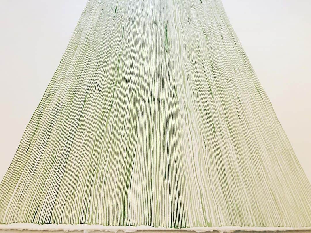 のインスタグラム：「・ 5/16/2020  Perfect Imperfection Continuous Impermanence ・  #AnUnbrokenLine   #途切れない一本の線  #AncientGreenBlue  #古代緑青#JapaneseWatercolor」