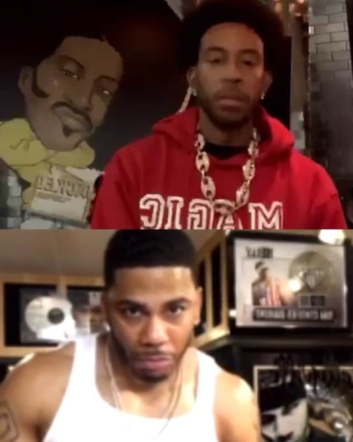 ケリー・ヒルソンのインスタグラム：「Two living legends celebrating 20 years in the game. 👑👑 At first I was a lil torn cuz I got joints w/ both of ‘em, THEN I remembered only one of em gave me a Grammy! 🤷🏾‍♀️🏆😂 He ALSO happens to be from the A...@ludacris, preciate “the flowers!” 💐 Love you too, @nelly. Thank you both for a great night in Hip Hop.  #RunawayLove #PimpinAllOverTheWorld #LoseControl #LivTonite」
