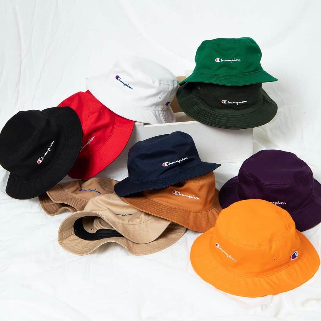 WEGOさんのインスタグラム写真 - (WEGOInstagram)「ㅤㅤㅤㅤㅤㅤㅤㅤㅤㅤㅤㅤㅤ ✔︎Champion 別注 bucket hat ¥3,299(tax in) size:F color:white/beige/dark beige/camel/green/khaki/orange/red/purple/navy/black ㅤㅤㅤㅤㅤㅤㅤㅤㅤㅤㅤㅤㅤ フロントにブランドロゴ刺繍、左サイドにワンポイントのワッペンをあしらったWEGOオリジナルのバケットハット！ ㅤㅤㅤㅤㅤㅤㅤㅤㅤㅤㅤㅤㅤㅤ #WEGO #ウィゴー #spring #fashion #champion #チャンピオン #buckethat  #バケットハット #hat #ハット #logo #ハット #mens #メンズ #SALE #セール」5月17日 16時53分 - wego_official