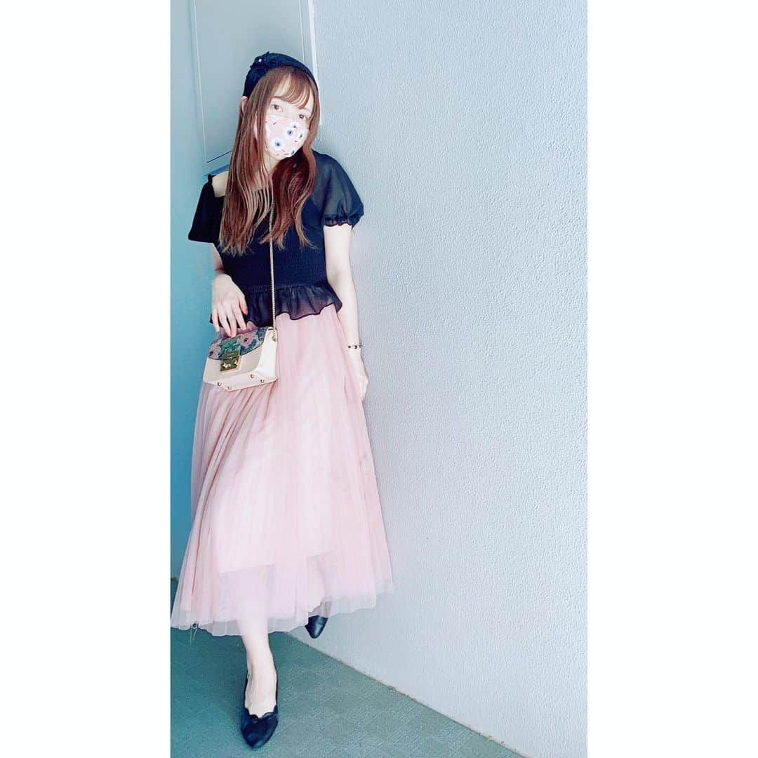 黒崎真音さんのインスタグラム写真 - (黒崎真音Instagram)「今日のそこまでスタイル . #ootd #maskcoordinate」5月17日 17時21分 - maonkurosaki922