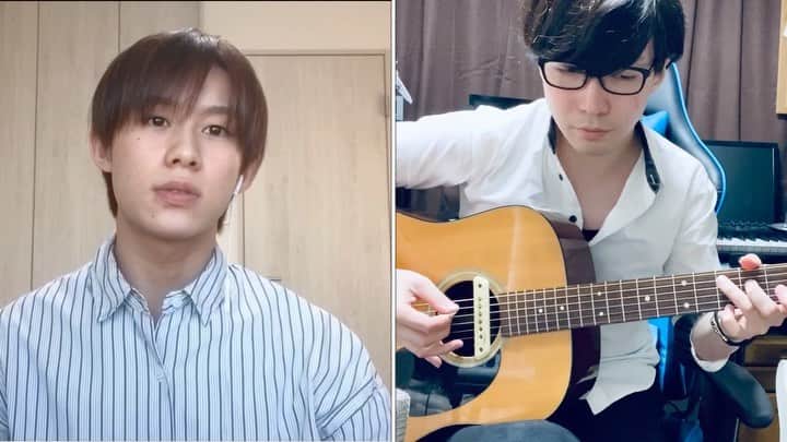 のインスタグラム：「『出張Qyoto』 リモートセッションを行いました🎤🎸 ・ #Qyoto #真冬のダイアリー #リモート」