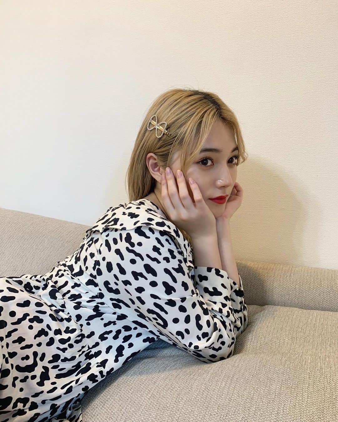 浪花ほのかのインスタグラム：「キラキラピン🥺」