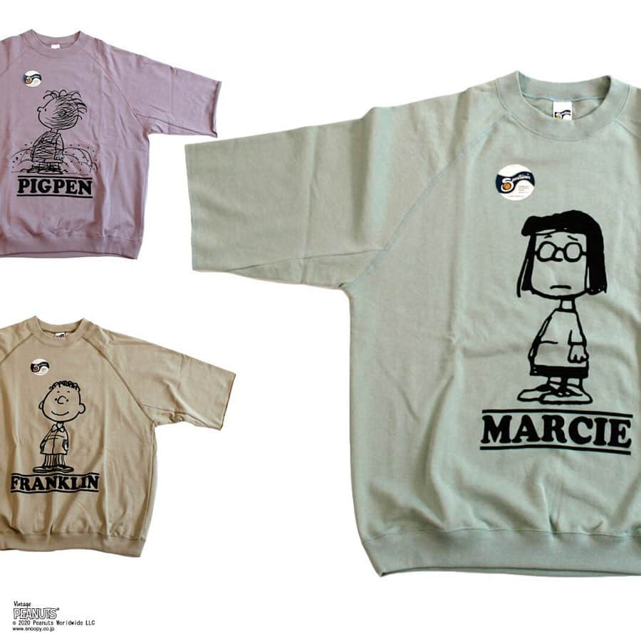 JOURNAL STANDARD relumeさんのインスタグラム写真 - (JOURNAL STANDARD relumeInstagram)「PEANUTS×SPORTSWEAR for JOURNAL STANDARD relume﻿ ﻿ PEANUTSの人気キャラクター「MARCIE」、「FRANKLIN」、「PIGPEN」のアートワークをプリントした半袖スウェットが登場。﻿ ﻿ 淡いカラーリングのボディとアーカイブからチョイスした絵柄が絶妙のマッチング。﻿ ﻿ ボディの質感やラグランスリーブの仕様など、こだわりのヴィンテージ感を演出しました。﻿ ﻿ BAYCREW'S STOREで好評予約中！﻿ ﻿ #peanuts﻿ #sportswear﻿ #maracie﻿ #franklin﻿ #pigpen﻿ #sweatshirt﻿ #vintagelike﻿ #journalstandardrelume﻿ #relume﻿ #unisex﻿ #baycrews」5月17日 19時40分 - js_relume