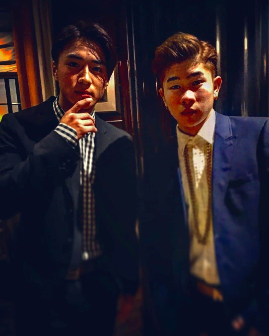 奥田力也さんのインスタグラム写真 - (奥田力也Instagram)「, Happy 20th birthday to ma bro Masa:). 今年で会って14年目か。 お互い変わらず昔から目指してる夢どんどん叶えていくぞ。 お互い２０歳なったしこのまま100歳くらいまで一緒に人生楽しもか。  #newyorkのタイムズスクエアデート #2人で似顔絵描いてもらった #懐かしい #他は色んな写真や動画 #優心強面関西兄弟」5月17日 19時39分 - rikiyaokuda.official