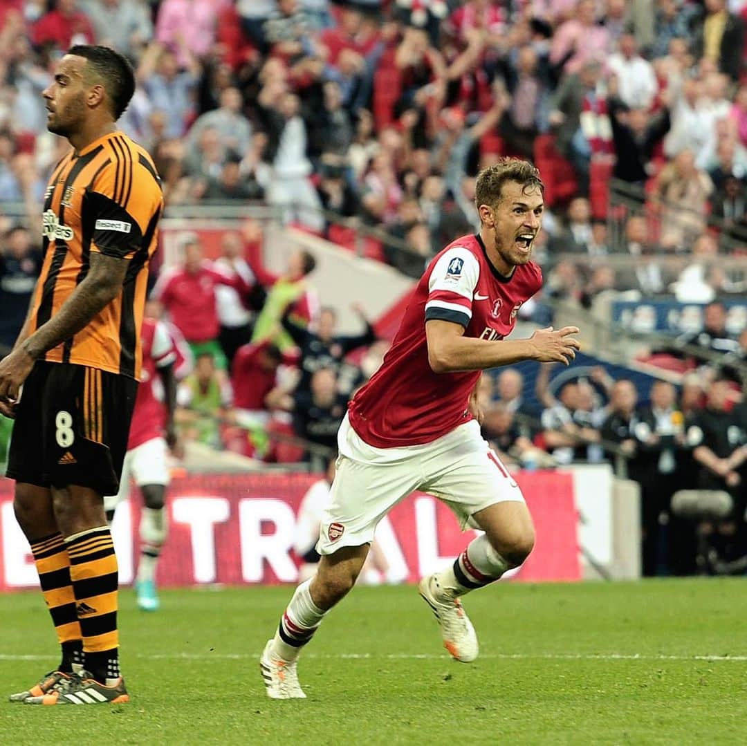 アーセナルFCさんのインスタグラム写真 - (アーセナルFCInstagram)「🤩 RAMBOOOOOOOO!⁠⠀ ⁠⠀ #Arsenal #FACup #Ramsey #Wembley #OTD #onthsiday」5月17日 20時28分 - arsenal