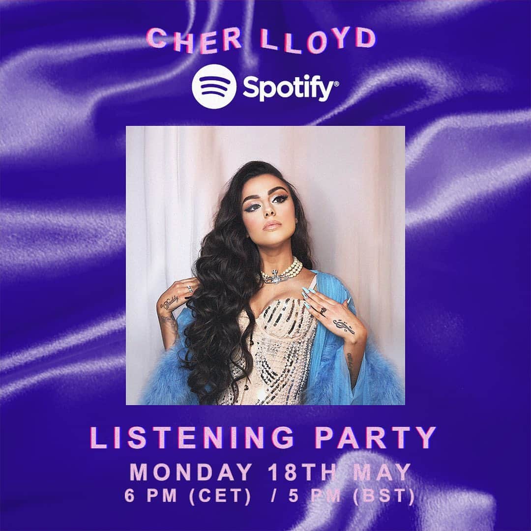 シェール・ロイドのインスタグラム：「Join me for my @spotify Listening Party tomorrow at 5pm uk time! Bookmark the link in my bio and set a reminder so you don’t miss it! Super excited to talk to you all and answer all your questions! In the meantime please keep listening to LOST!! xx」