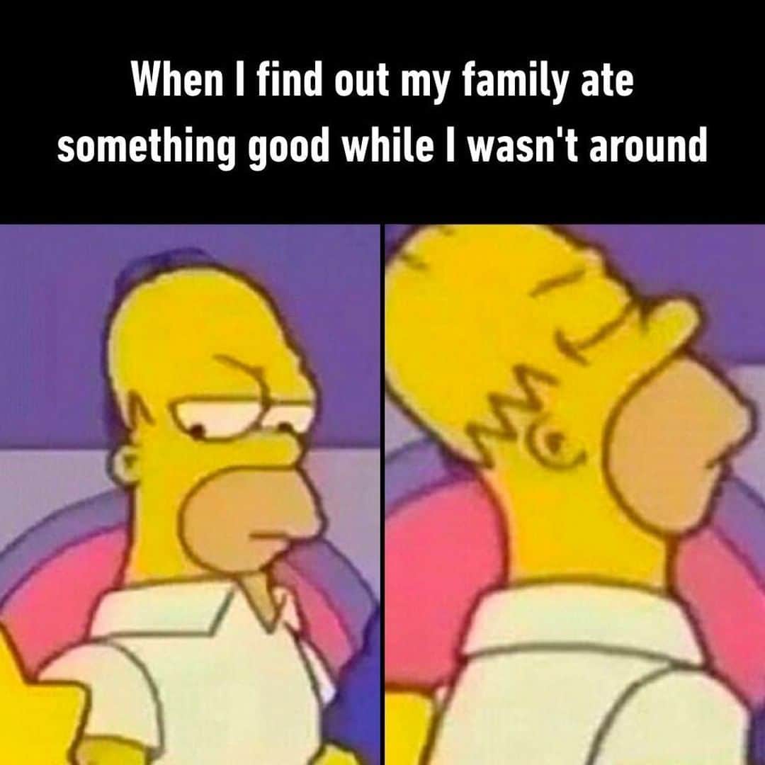 9GAGさんのインスタグラム写真 - (9GAGInstagram)「To this point, I'd be thankful if my siblings didn't eat my food⠀ #food #family #homersimpson #9gag」5月18日 10時00分 - 9gag