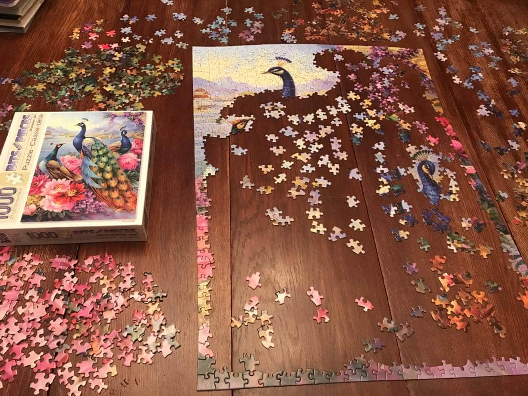 ジェニファー・ビールスさんのインスタグラム写真 - (ジェニファー・ビールスInstagram)「I think I have a puzzle problem.  #cantstopwontstop #lifeinthetimeofcorona #puzzlenerd」5月18日 11時00分 - thejenniferbeals