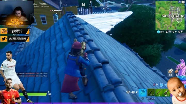 ヘスス・フェルナンデス・サエスのインスタグラム：「@fortnitees 🔥.⠀ ¿ @qlash_spain no tenéis un hueco para mi? 🎮. ⠀ - - ⠀ 💀 <- 🔫 . ⠀ Twicht = susofernandez8 .」