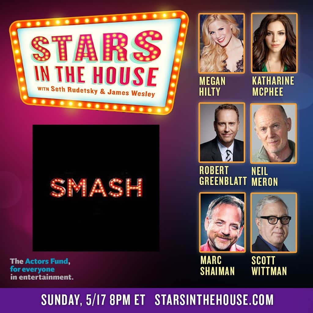 メーガン・ヒルティさんのインスタグラム写真 - (メーガン・ヒルティInstagram)「Gonna be on Starsinthehouse.com tonight at 8pm ET (5pm PT) with some of my friends talking about the #Bombshell concert - which airs Wednesday 5/20 on People.com Tune in for Smash talk and a couple of live songs! And if you have the means to donate to @theactorsfund please do! You’ll have opportunities to give through  @starsinthehouse tonight and through @peopletv on Wednesday! See ya tonight!!!」5月18日 6時24分 - meganhilty