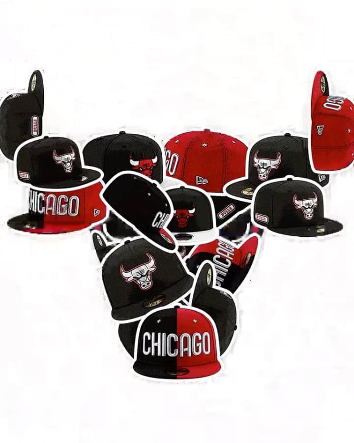 ニューエラ・キャップのインスタグラム：「The clock is winding down to score 23% off all full-priced Bulls product at neweracap.com . Link in bio 🏀」