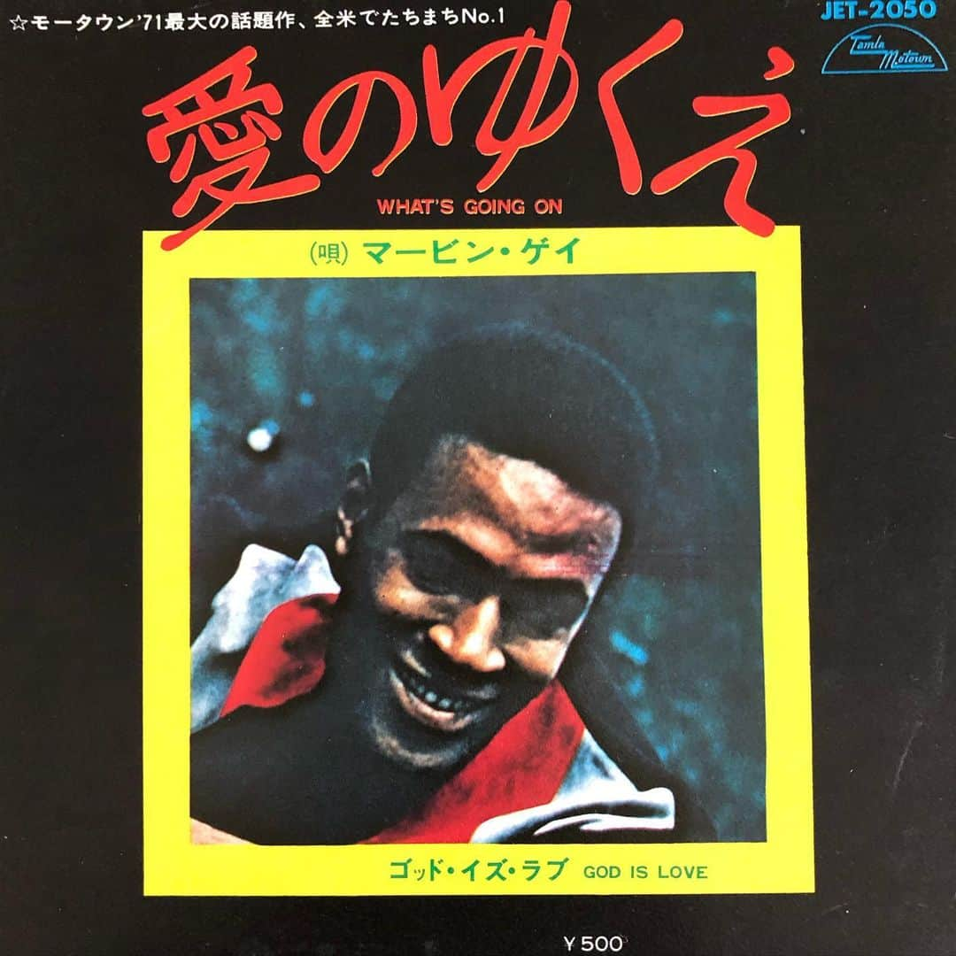 MUROさんのインスタグラム写真 - (MUROInstagram)「愛のゆくえ #1971 #tamlamotown  #marvingaye #whatsgoingon  #愛のゆくえ  #ドーナツ盤ジャケット美術館」5月18日 9時17分 - dj_muro