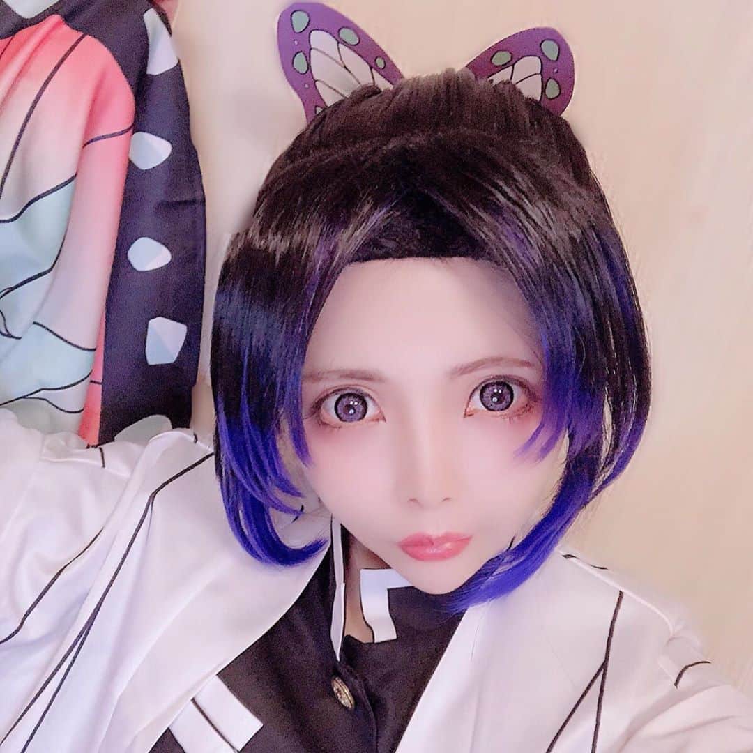 咲本弥生のインスタグラム：「胡蝶しのぶ💕 + + #鬼滅の刃 #鬼滅の刃コスプレ　#胡蝶しのぶ　#胡蝶しのぶコスプレ」