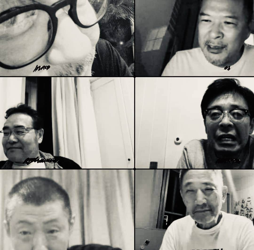 光石研のインスタグラム：「オヤジリモート呑み会✌️ 【by 光石】」