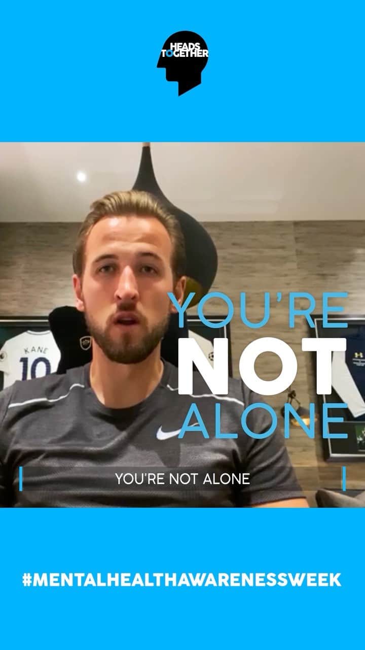 ハリー・ケインのインスタグラム：「Following on from my support of @mindcharity through the @leytonorientfc partnership I’m proud to be supporting #MentalHealthMinute with @heads_together and @radiocentre_uk. Whoever you are, and whatever you’re going through, it’s important that you remember you’re not alone. #MentalHealthAwarenessWeek」