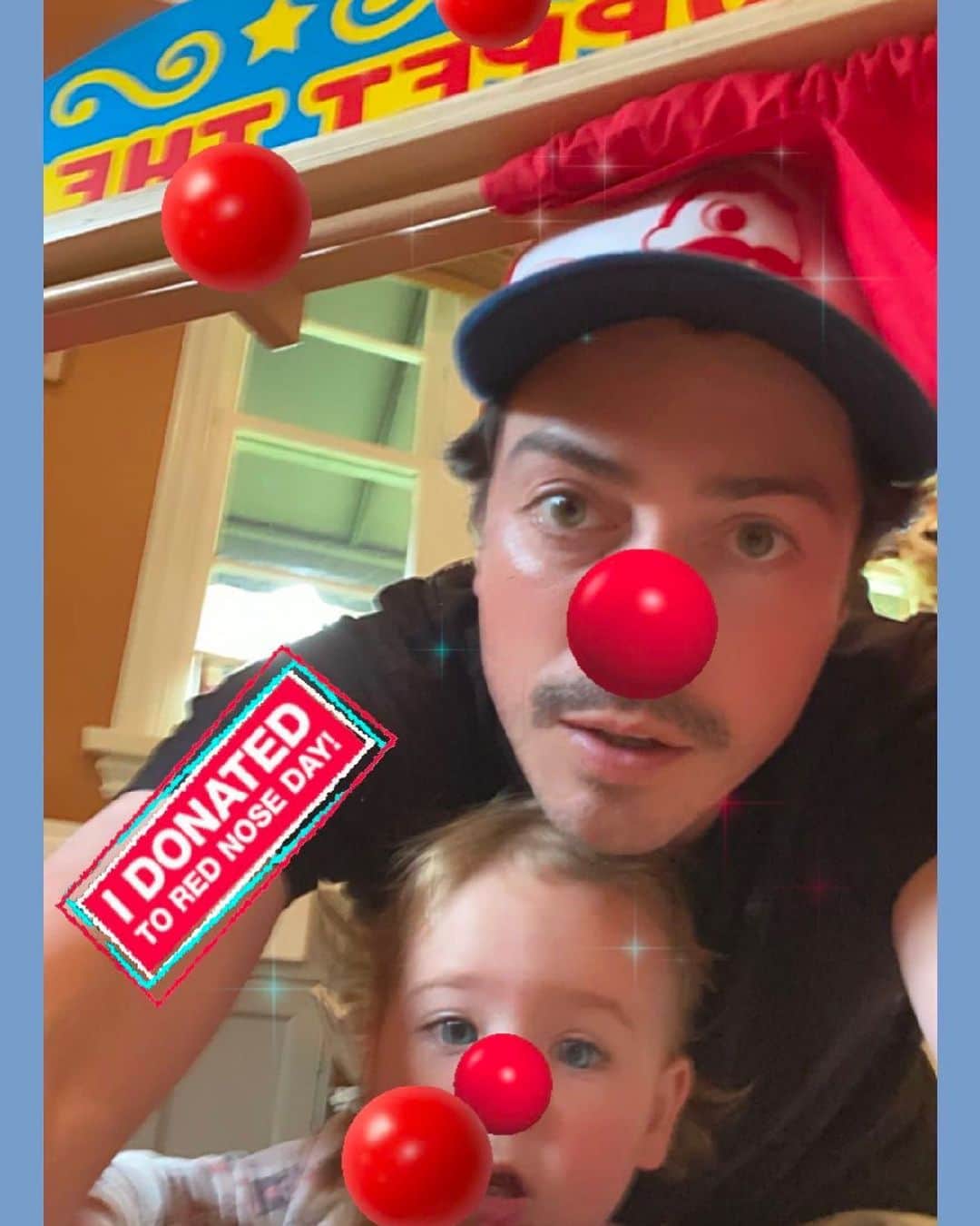 ベン・フェルドマンのインスタグラム：「Across the country, the children who needed us before the pandemic need help now more than ever. Join us to make sure they have access to food, housing, medical care and more. Since we’re staying out of stores you can donate to unlock your Digital Red Nose (link in bio) and watch the @rednosedayusa special this Thursday on @nbc #NosesOn」