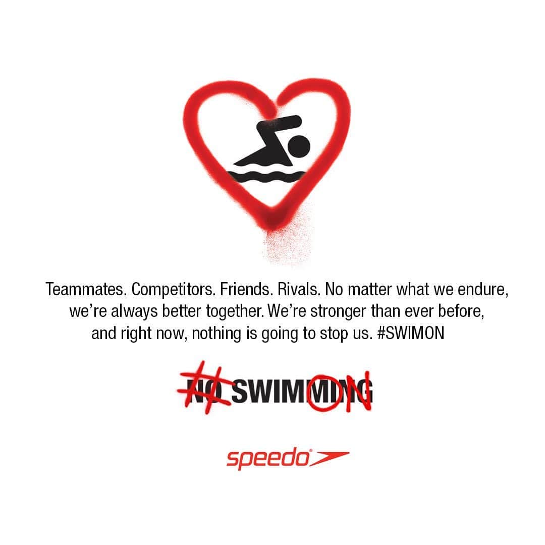ネイサン・エイドリアンのインスタグラム：「Wherever you are we (and whatever stage of reopening you are in) will get back to doing what we love #SwimOn」