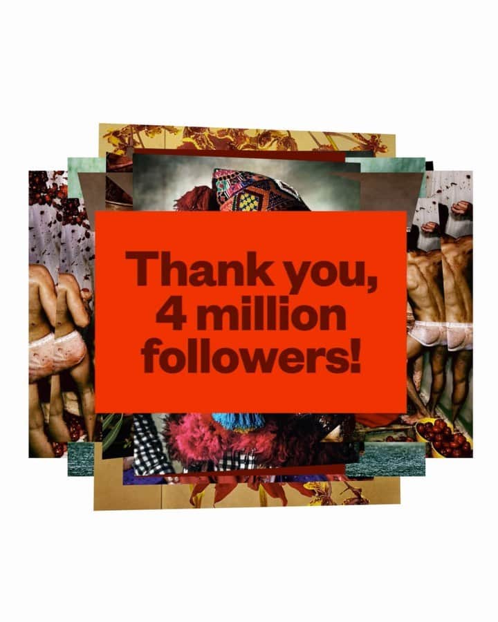 のインスタグラム：「I would like to thank all the people that support me on my Instagram account. It has pushed me to carry on producing work and share it with you all. Social media is a great way to stay close to each other, especially through showing what we do and what we love. How wonderful that the whole world can access it at the same time.  Thank you thank you! I hope everyone stays safe wherever you are.⁣⁣⁣ -⁣⁣⁣ Me gustaría agradecer a todas las personas que me apoyan en mi cuenta de Instagram. Me han motivado a seguir produciendo trabajo y a compartirlo con todos ustedes. Las redes sociales son una excelente forma de mantenernos cerca, especialmente mostrando lo que hacemos y lo que amamos. Qué maravilloso que todo el mundo pueda acceder al mismo tiempo. ¡Gracias, gracias! Espero que todos se mantengan seguros donde sea que estén.⁣⁣⁣ ⁣⁣⁣ #MarioTestino #4million #Instagram #ThankYou」