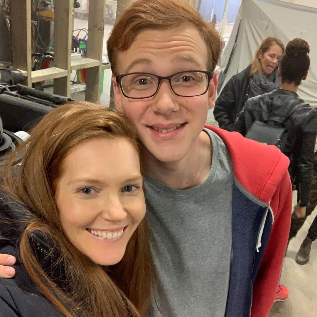 ダービー・スタンチフィールドのインスタグラム：「From the moment you spoke your first words as Rufus at the @lockeandkeynetflix table read, you blasted this 💥bright super star Coby light💥 all over us and raised our game with your talent, your honesty, and your giant heart. Honored to know you and work with you and call you my friend @thecobybird. HAPPY 18th BIRTHDAY! 🎉🥰💥」